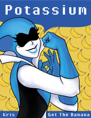 Queen Potassium Meme Sticker