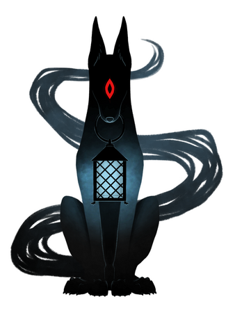 Black Shuck Sticker