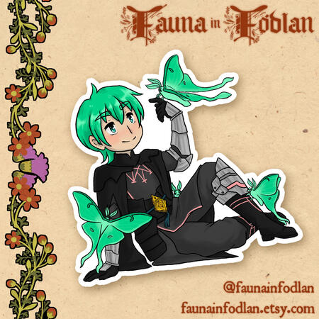 Male Byleth Sticker