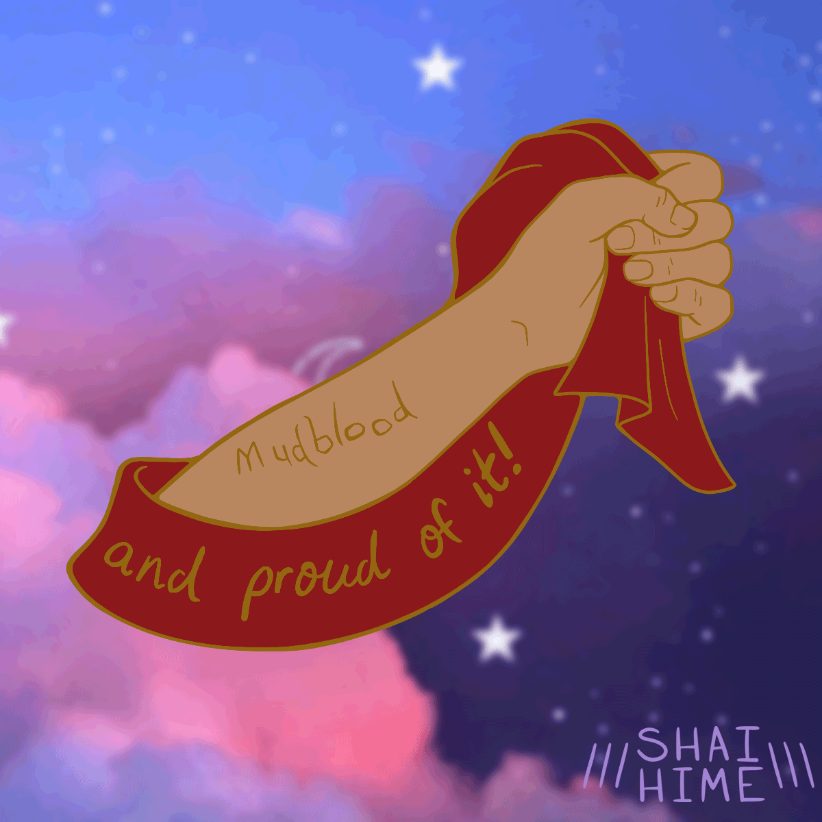 Hermione Mudblood Enamel Pin