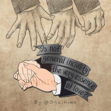 Pride and Prejudice Enamel Pin