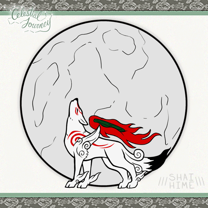 Okami Glow in the Dark Pin