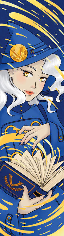 Margaret Gold Foil Bookmark