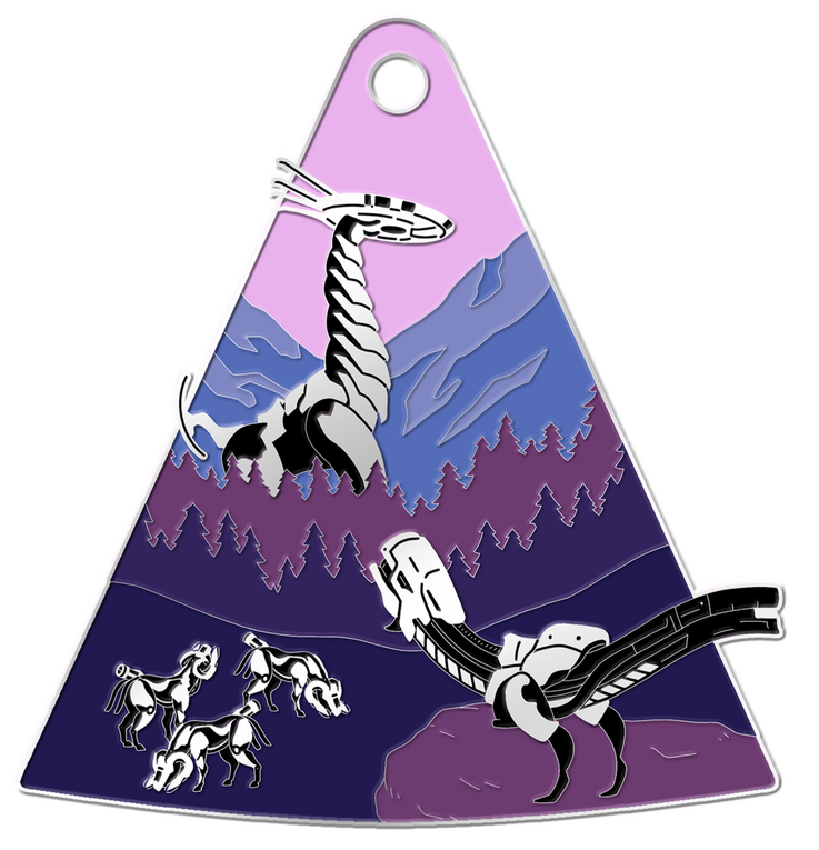 Horizine Enamel Bookmark