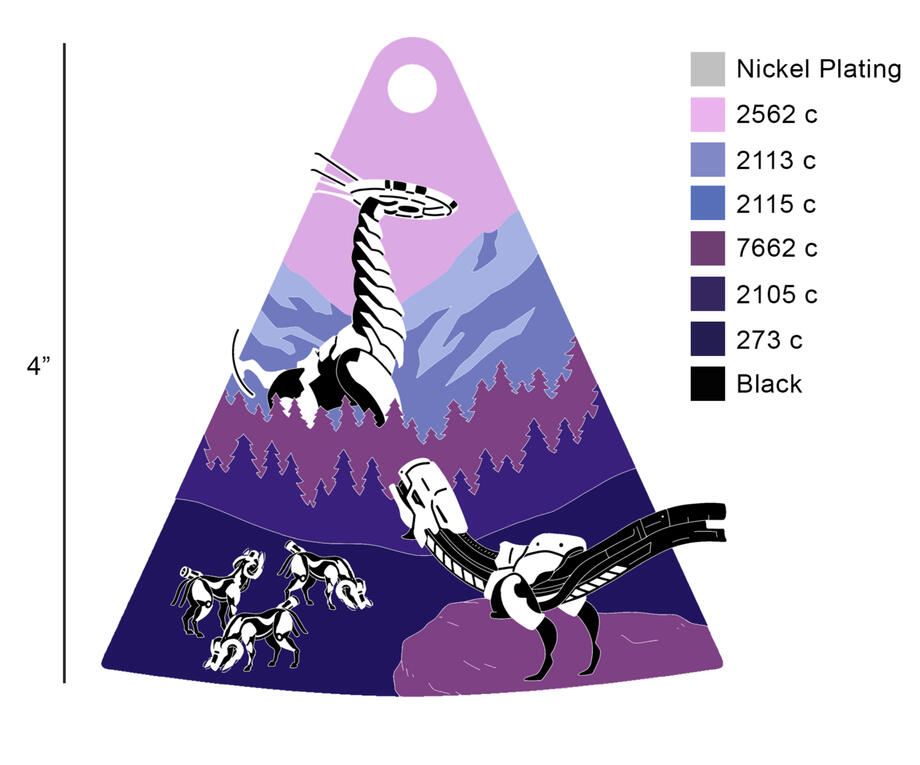 Horizine Enamel Bookmark Specs