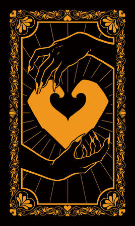 Gold Foil Tarot Card Back